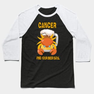 Cancer sign funny beer t-shirt Baseball T-Shirt